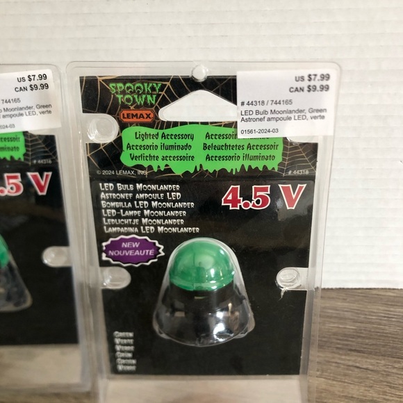 Lemax Spooky Town LED Green Lights - Picture 3 of 8